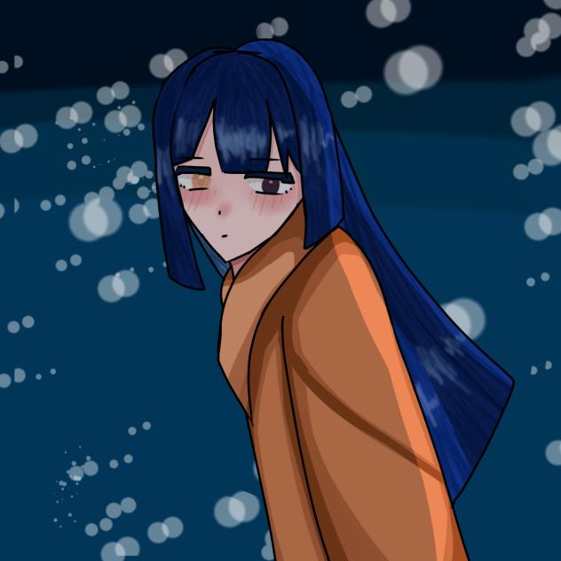 君と歩く雪の日