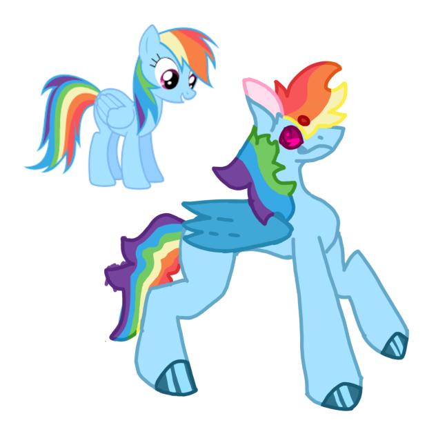Rainbow Dash in my style