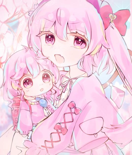 桜こいふらっ！塗り絵！