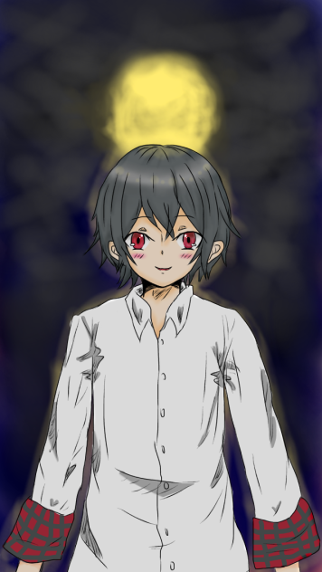 月夜と少年