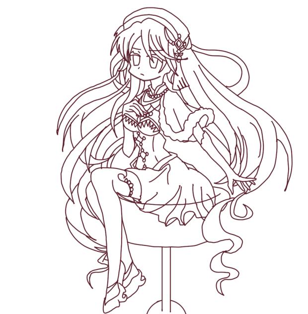 Vodka-Food Fantasy- LineArt