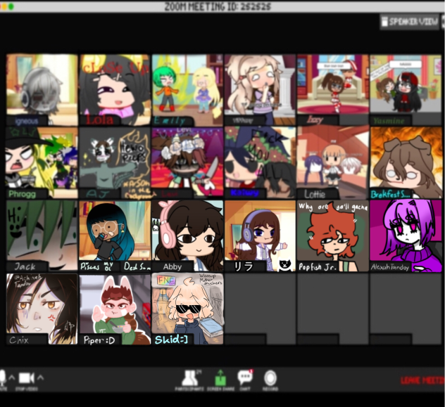 Zoom meeting colab