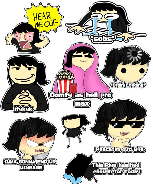 Custom me stickers