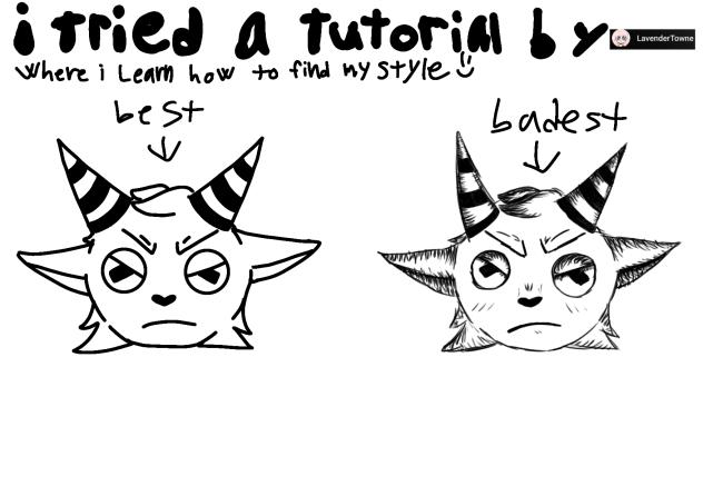 part one by trying to find my style