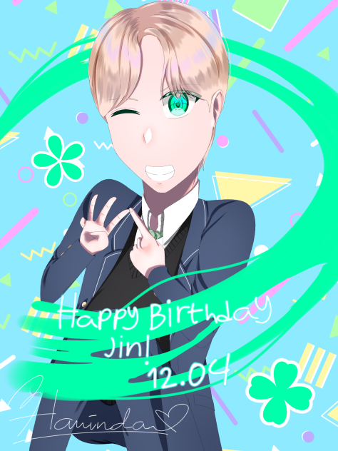 Happy Birthday, Jin 🐹🎂