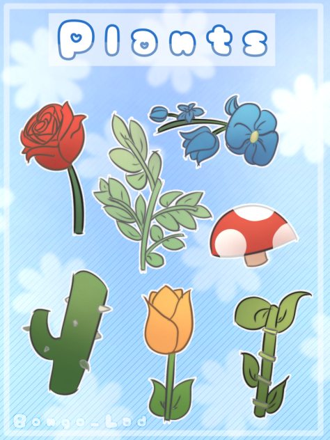 Plant stickers!