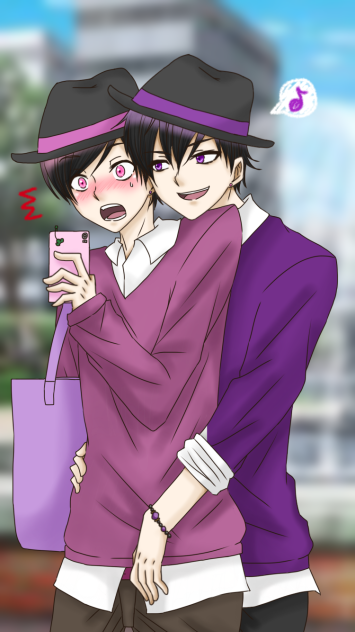 『トド松、後ろ。』