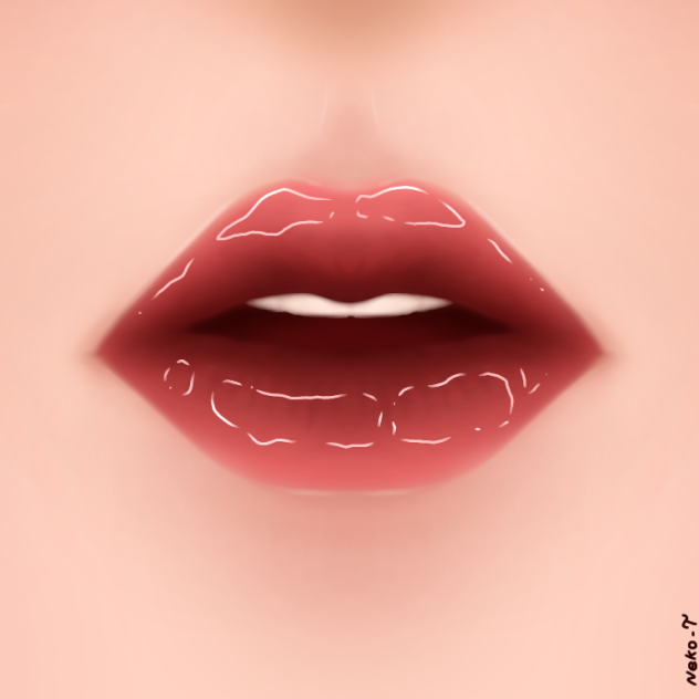 Lips-speedpaint-ibis drawing