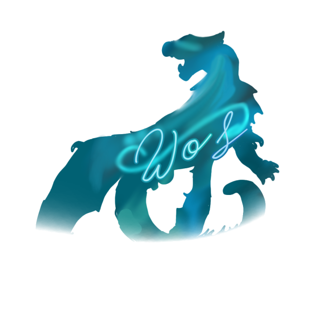 Silhouette of a dragon