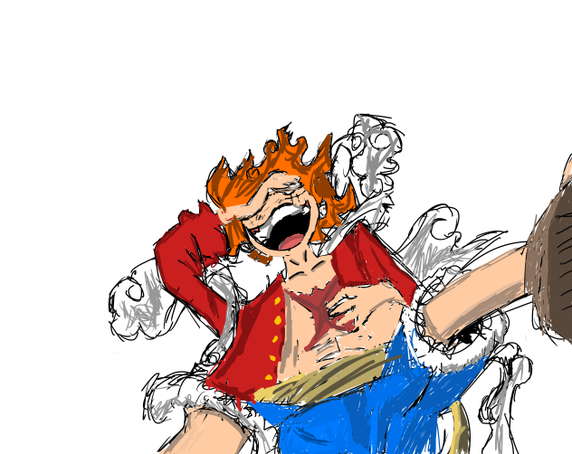 Luffy gear 5 - ibisPaint