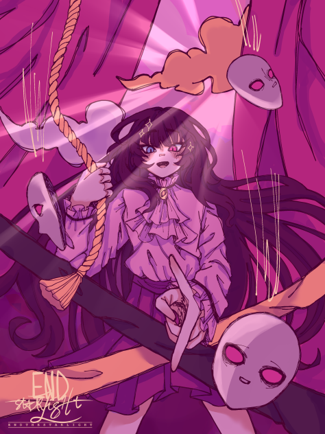 curtains rise, masks fall