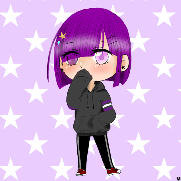 パーカー少女