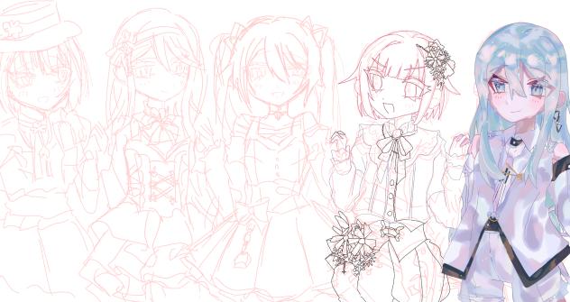 イラスト WAT4MO WL _ part 1 【wip】 - ibisPaint