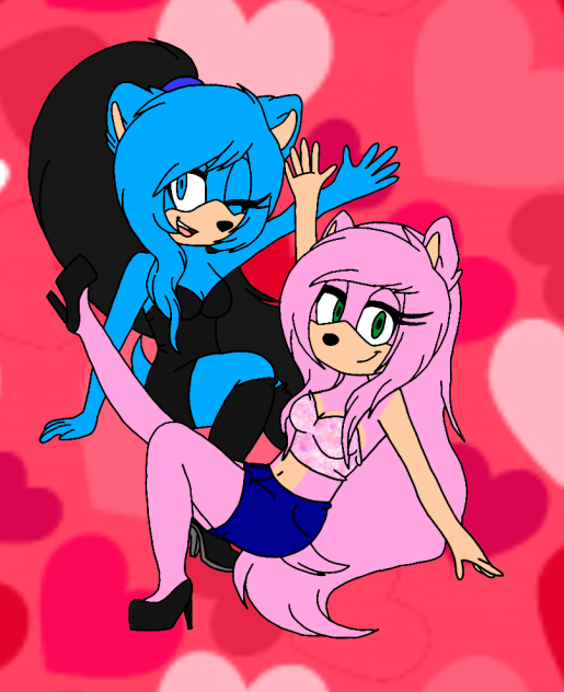 Becky The Sweet HedgeHog And Amy Hedgie