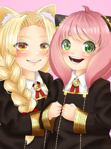 恋雪とアーニャ