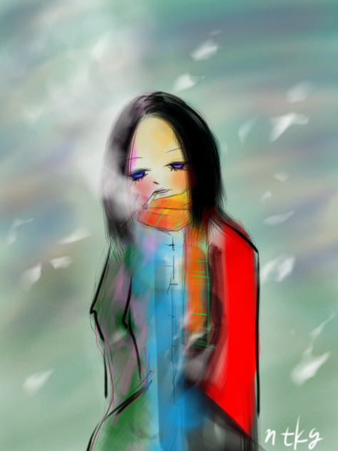 煙草と女性