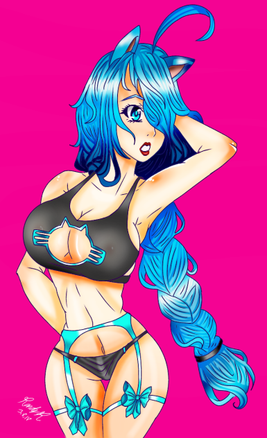 Keyhole bra