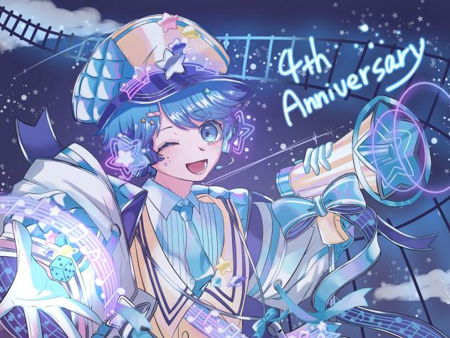 誕生日に描いたやつ💎