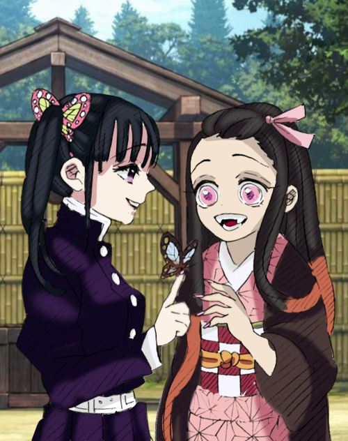 Nezuko and Kanao