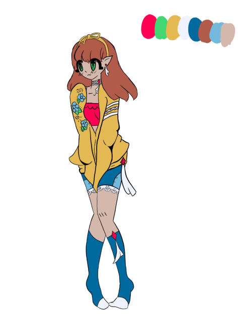 Colored page(no shading