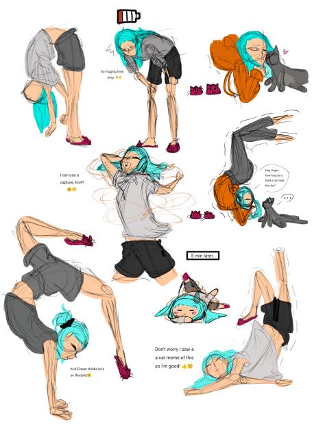 Poses Ref. #5 But it's Joke from MHA