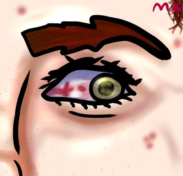 My own eye