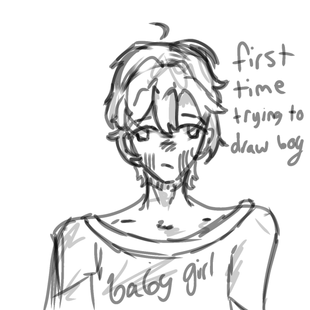first time trying to draw a man - ibisPaint