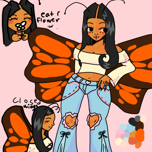 Butterfly oc 🦋🧡✨