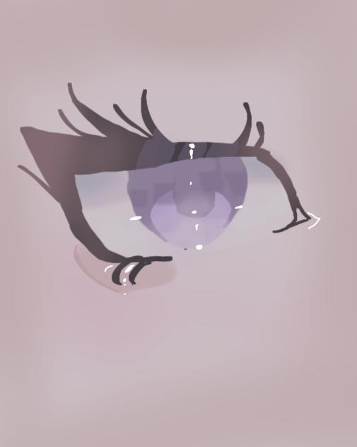 purple eye