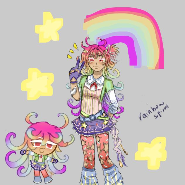 Rainbow spiral