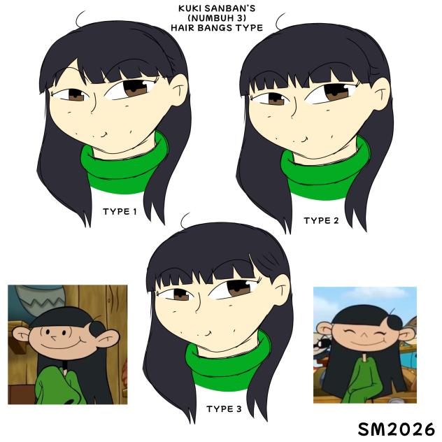 Kuki Sanban’s Bangs Type