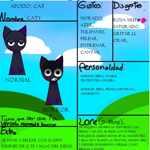 ficha para sprunki XD