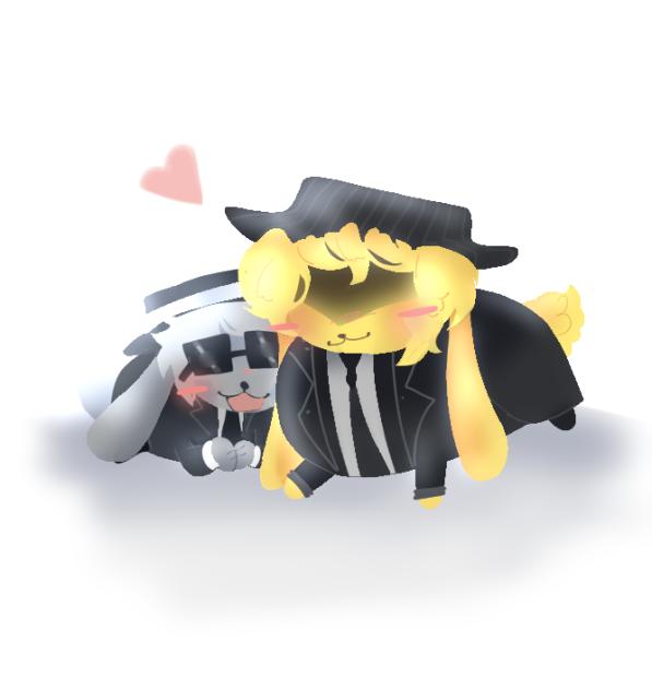 Cute doublefedora Gubbies