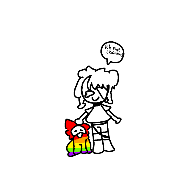 RAINBOW PUPPY!!!