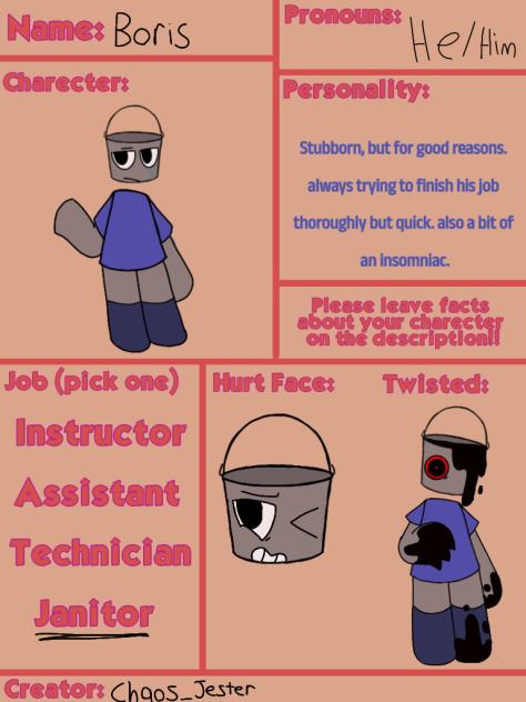 Character sheet once again.