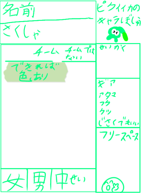 キャラぼしゅう