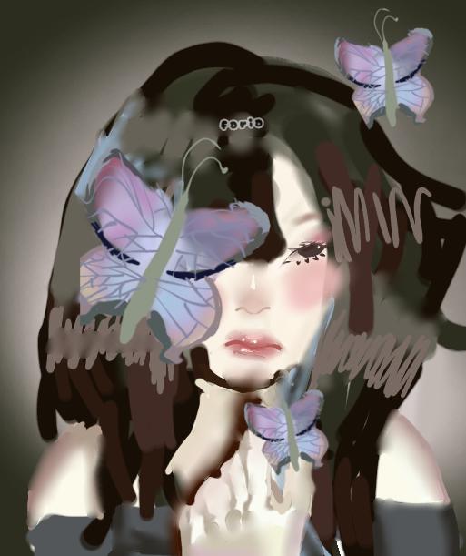 butterfly girl 🦋🎀