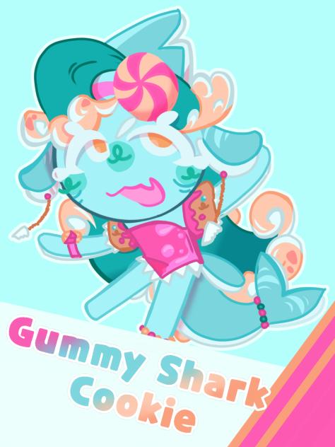 Gummy Shark Cookie