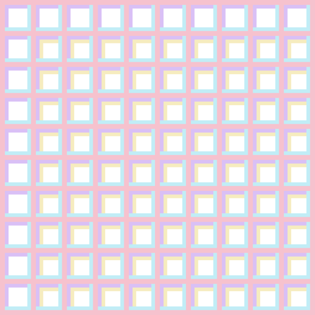 Candy Colored Square Wallpaper