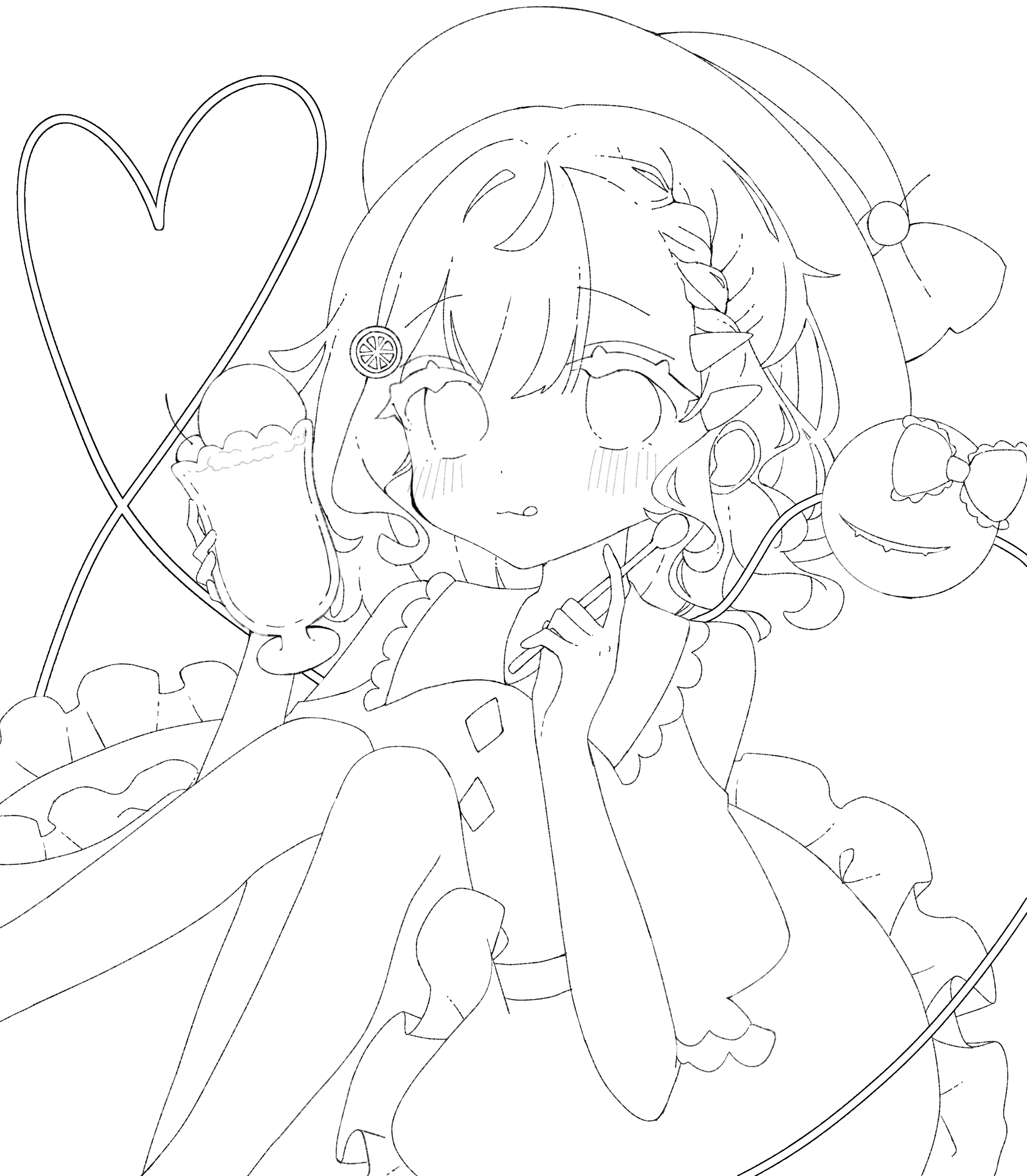 こいしちゃん🫧線画！ - ibisPaint