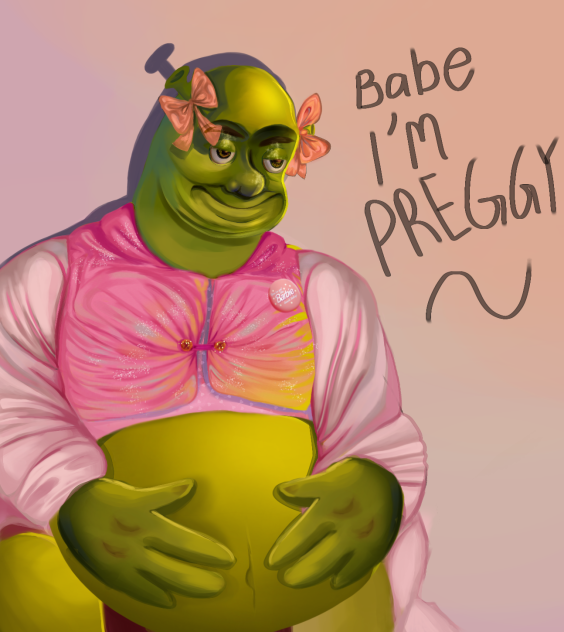 pregnant shrek