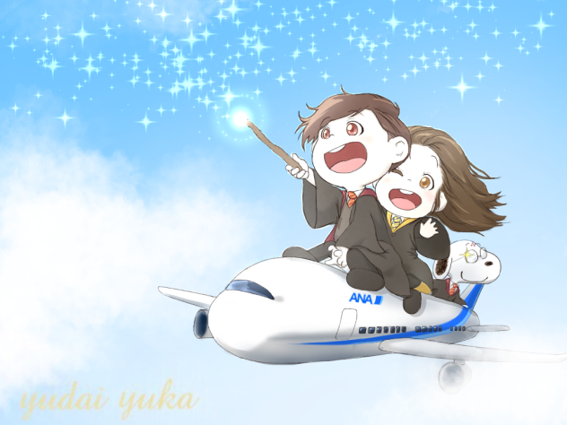 ユニバへの旅 イラストメイキング