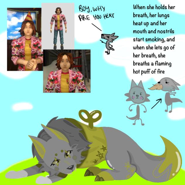 mElla as a REAL WOLF!!! 💤