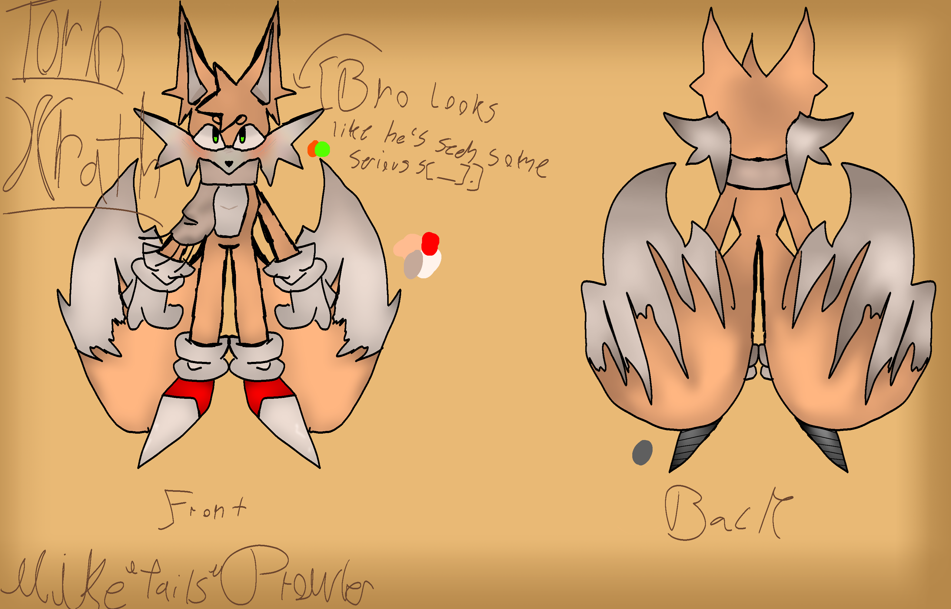 [Remake] Mike ''Tails'' Prowler - ibisPaint