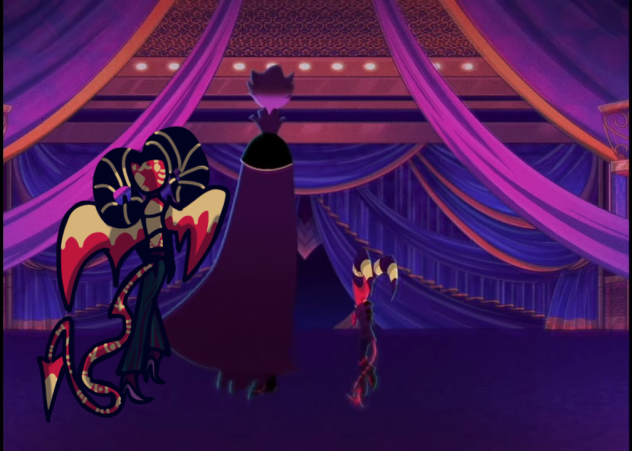 Aurora,Stolas And Blitzø Leaving Ozzie’s