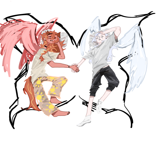 My sun and moon ocs