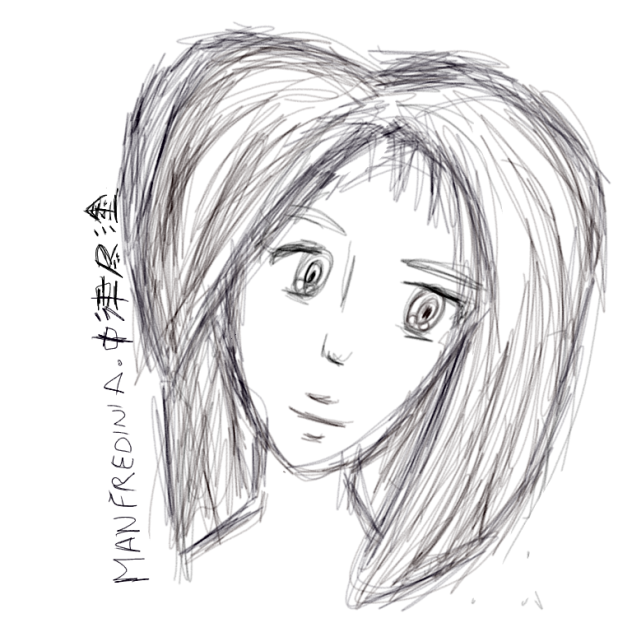 thinking girl