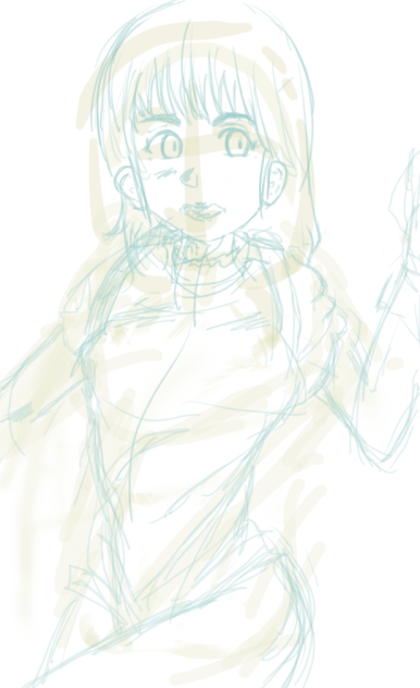 お絵描きしてみたよ♪(途中)