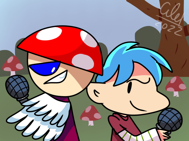 FNF Mushroom mod concept