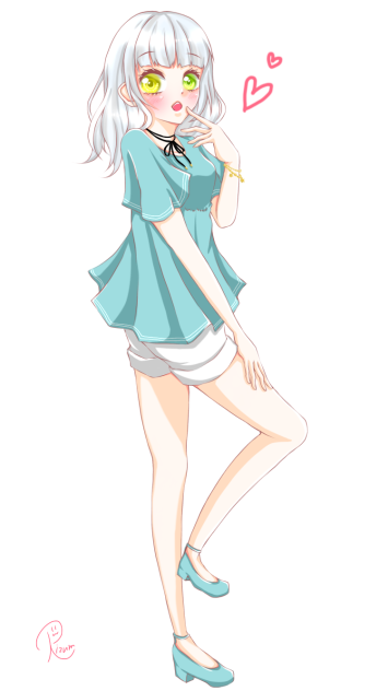 モデルポーズ？